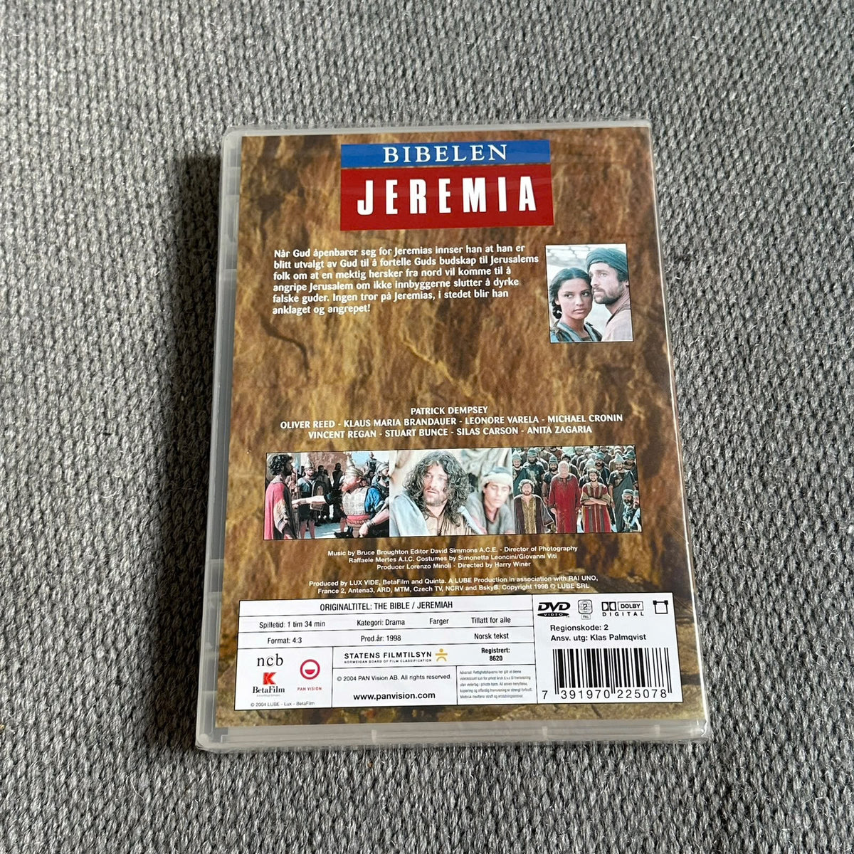 BIBELEN: JEREMIA (DVD) - Ny i plast !