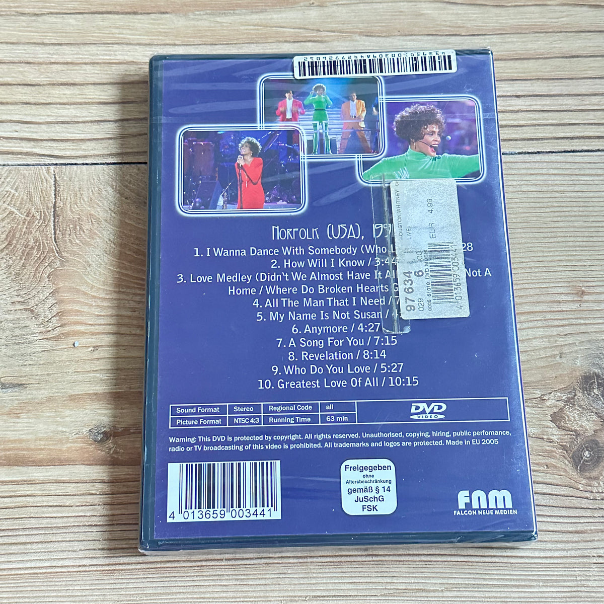 Whitney Houston Live (DVD) - Ny i plast !