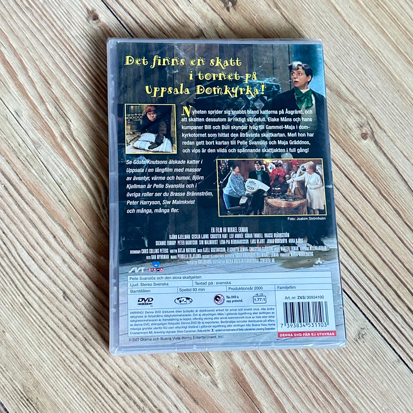 Pelle Svanslös och den stora kattjakten (DVD) Ny i plast