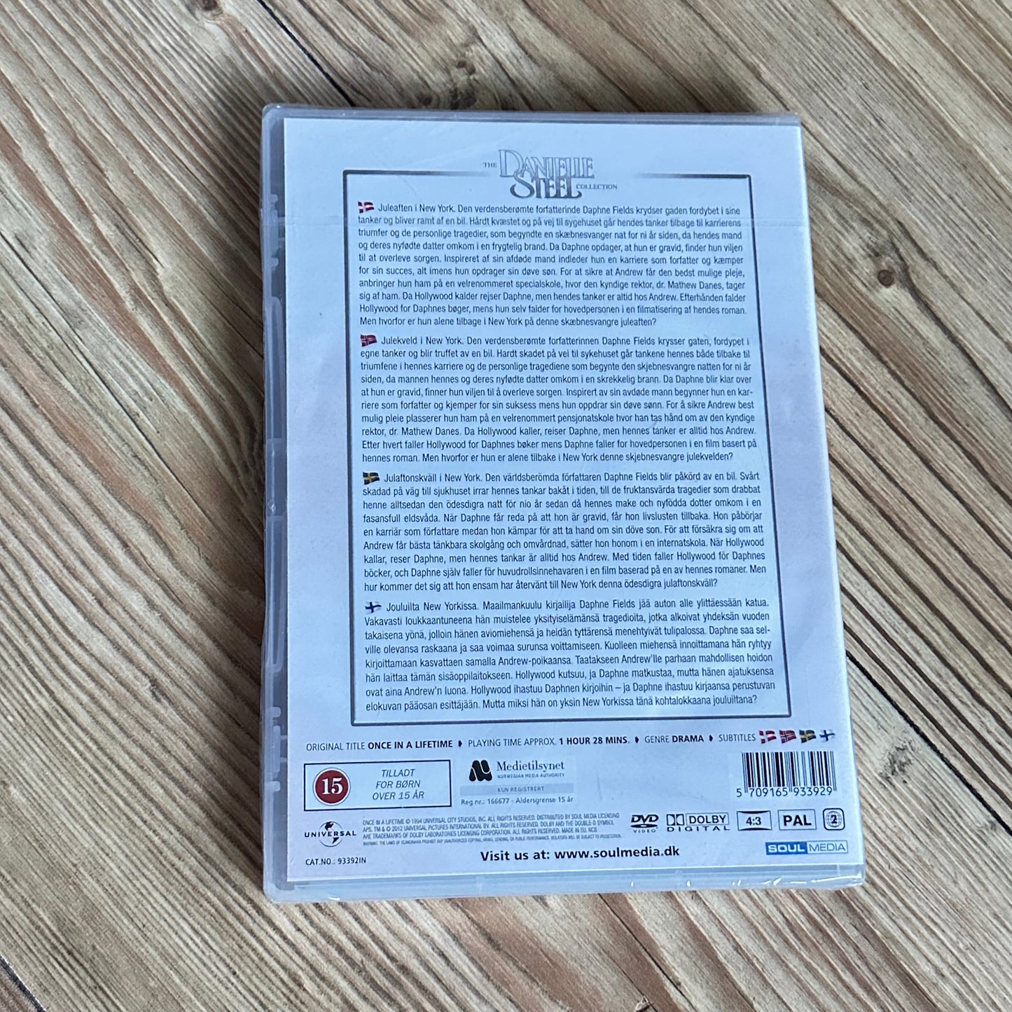 Danielle Steel: Once in a lifetime (DVD) Ny i plast