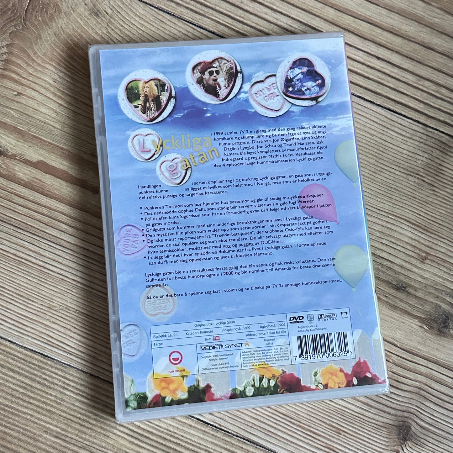 LYCKLIGA GATAN (DVD) Ny i plast!