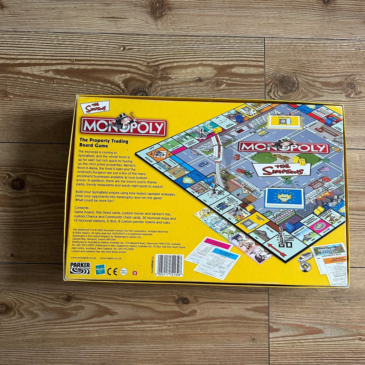 The Simpsons MONOPOLY (fra 2003)