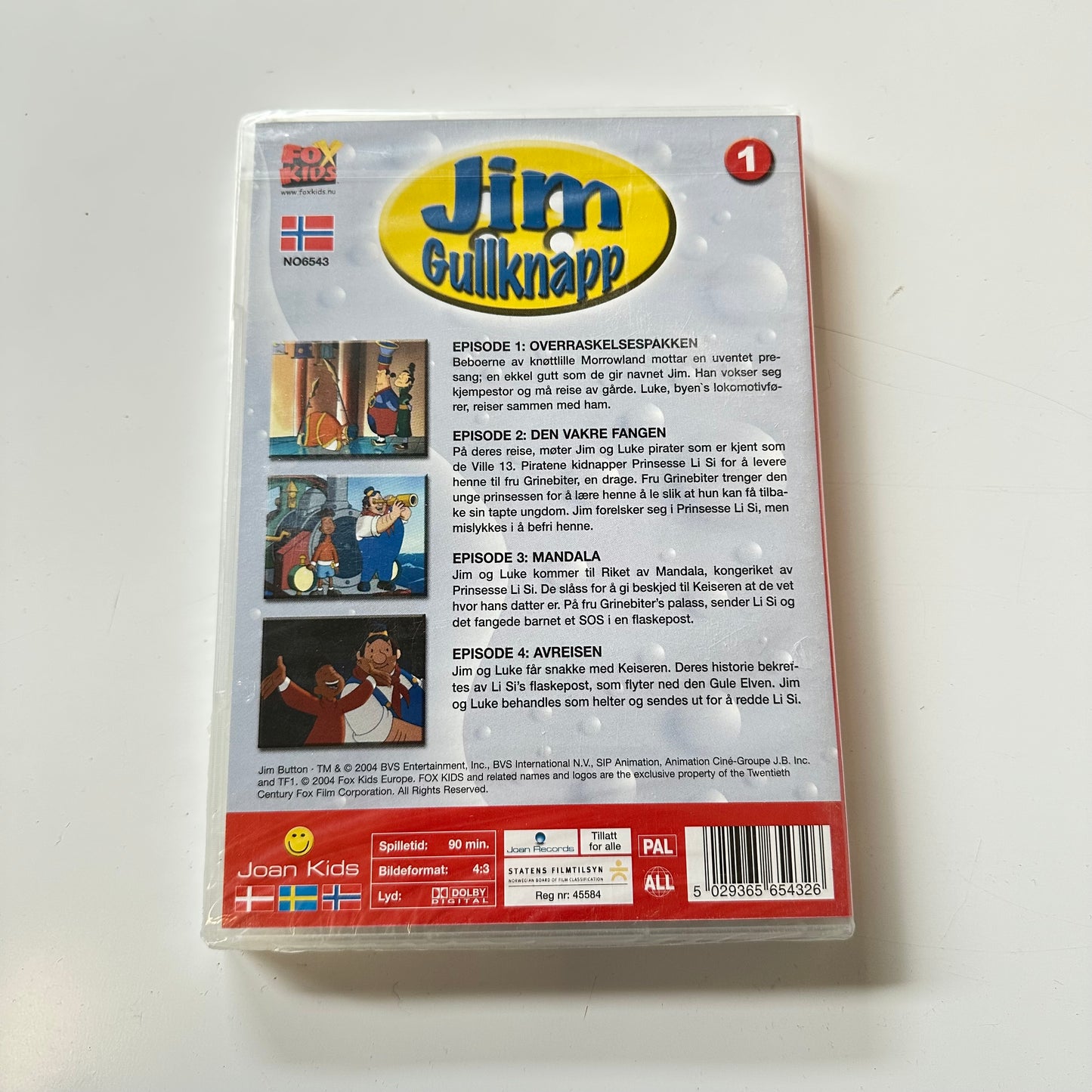 Jim Gullknapp 1 (DVD) - Ny i plast !