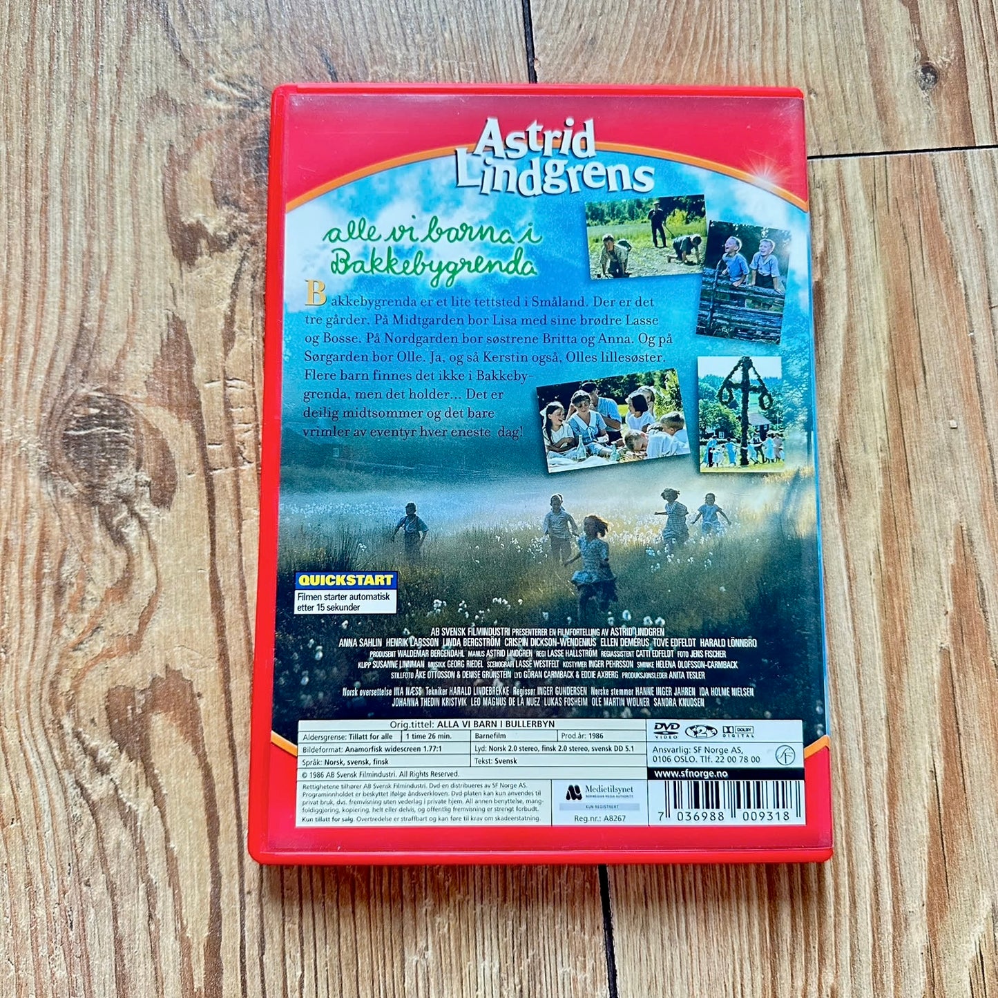 Alle vi barna i Bakkebygrenda (DVD)