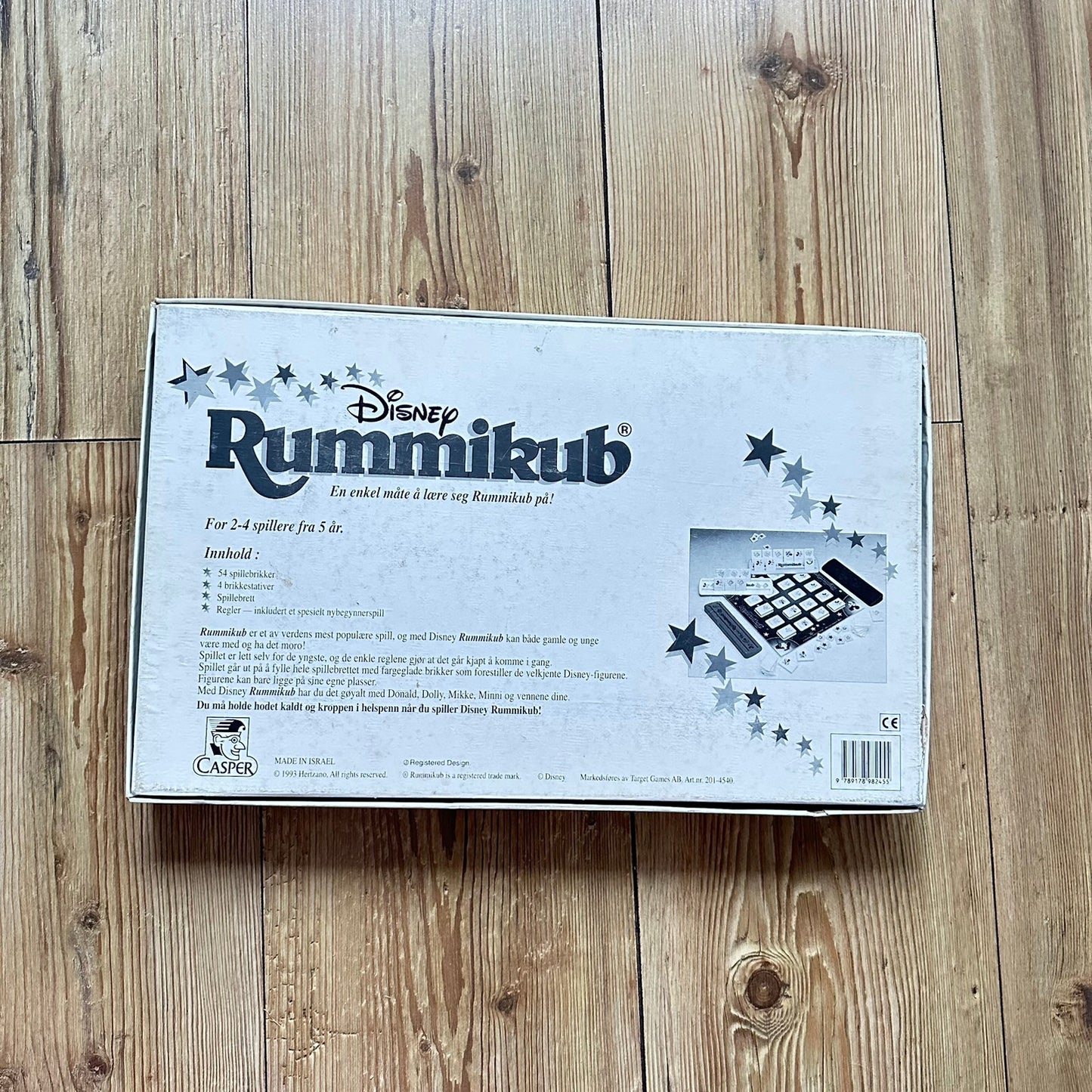 Disney Rummikub (Norsk utgave fra 1993) - Komplett !