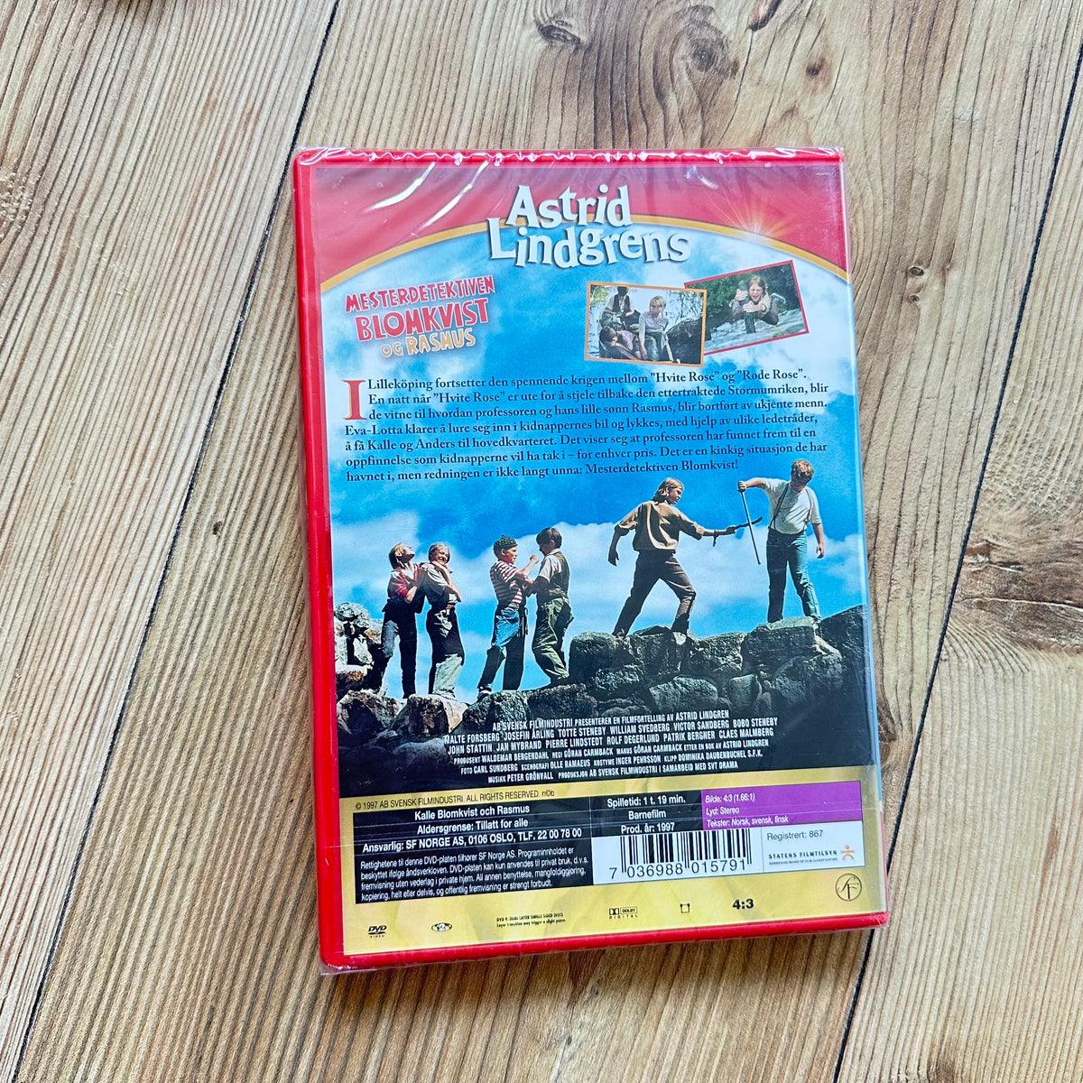 Mesterdetektiven Blomkvist og Rasmus (DVD) - Ny i plast
