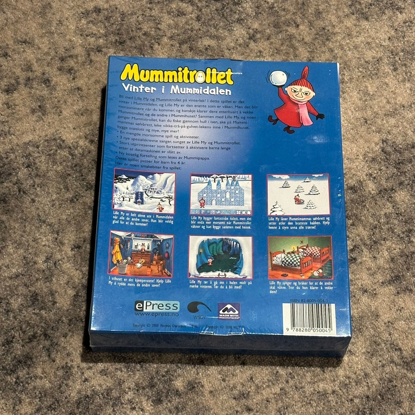 Vinter I Mummidalen (PC-spill fra 2000) - Ny i plast