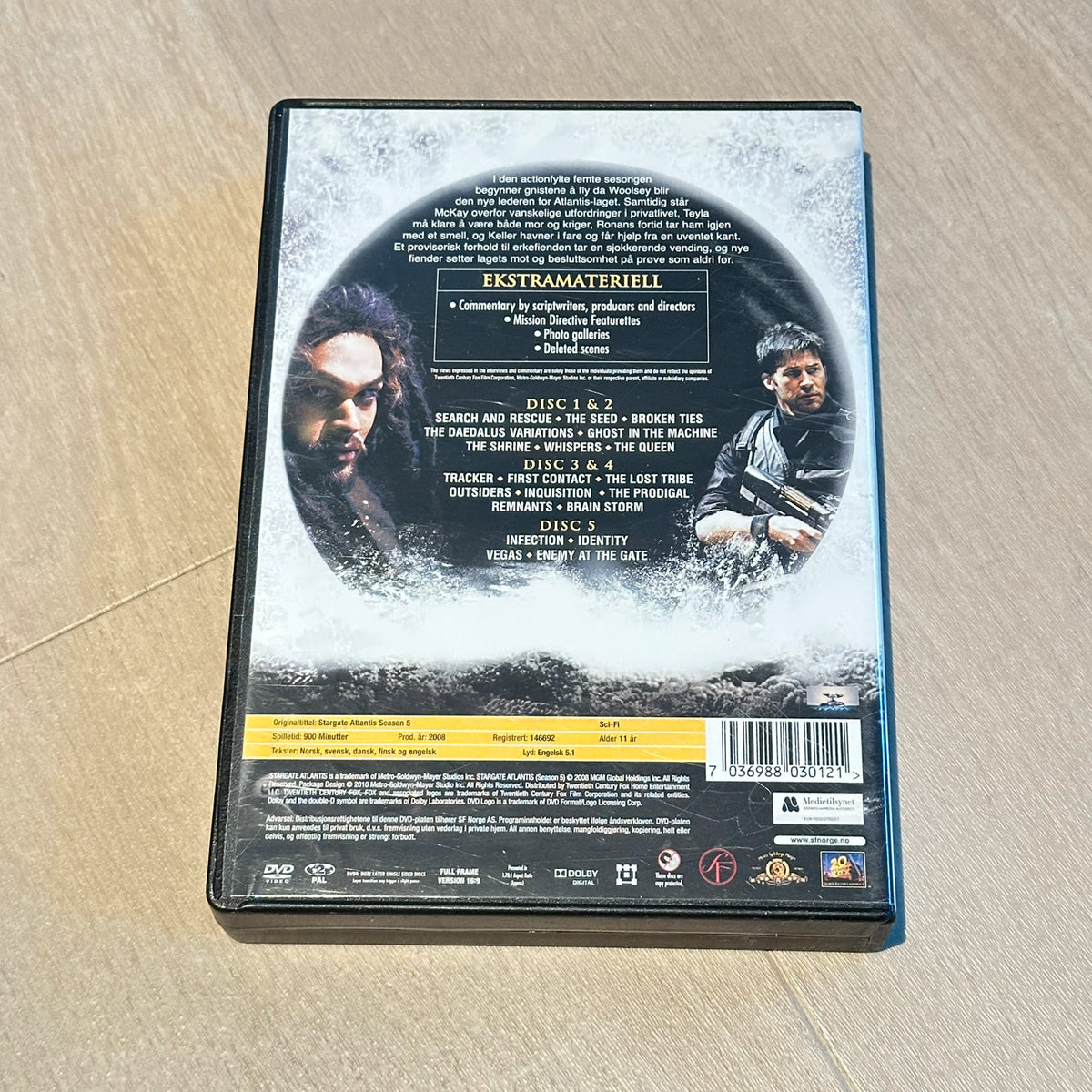 STARGATE ATLANTIS - komplett serie (DVD) Norsk tekst
