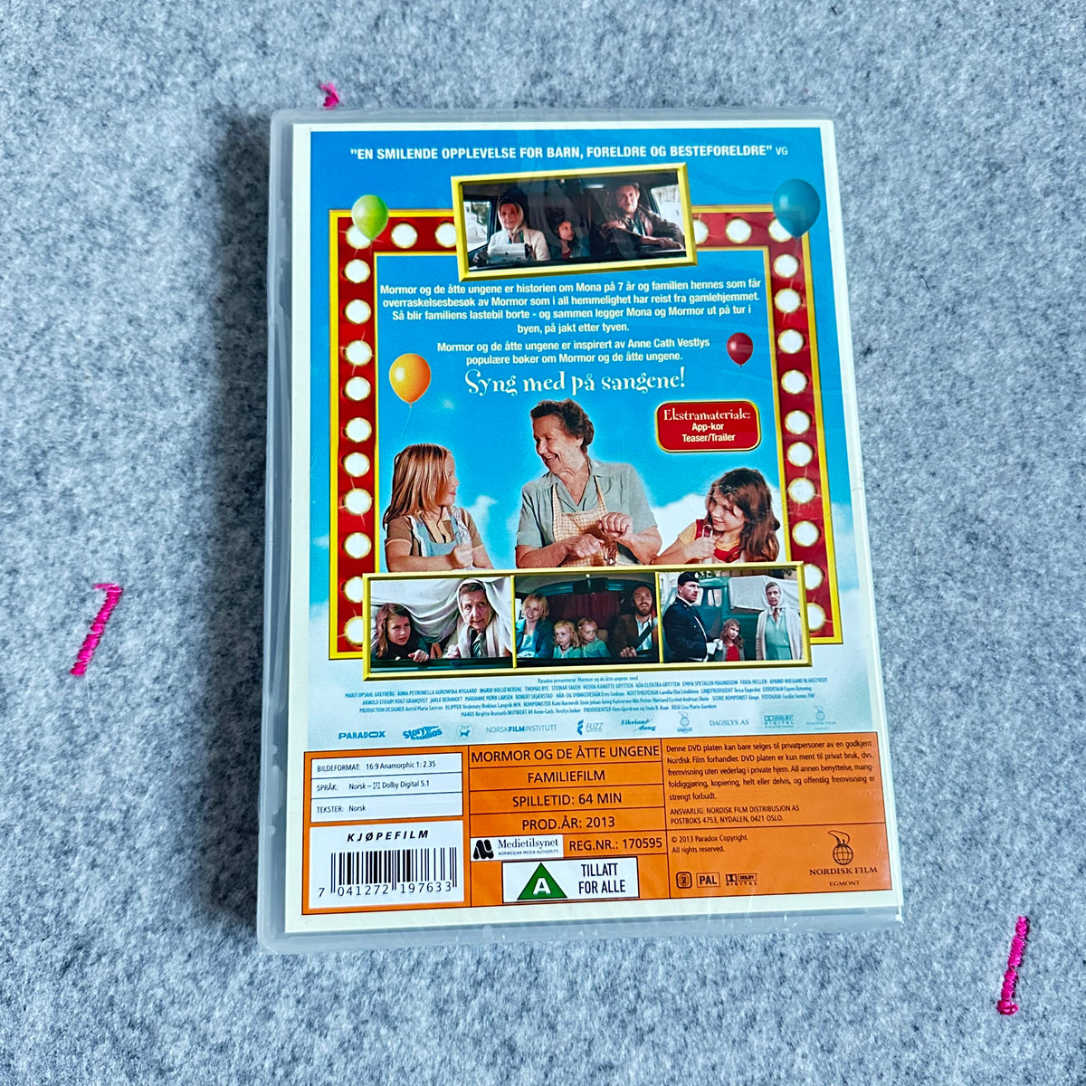 Mormor og de åtte ungene (DVD) Ny i plast