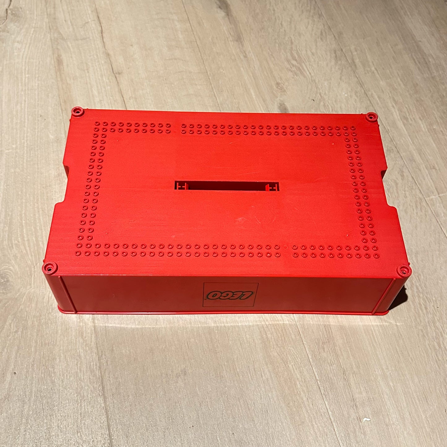 LEGO sorteringsboks / oppbevaringsboks med hank fra 1970-tallet