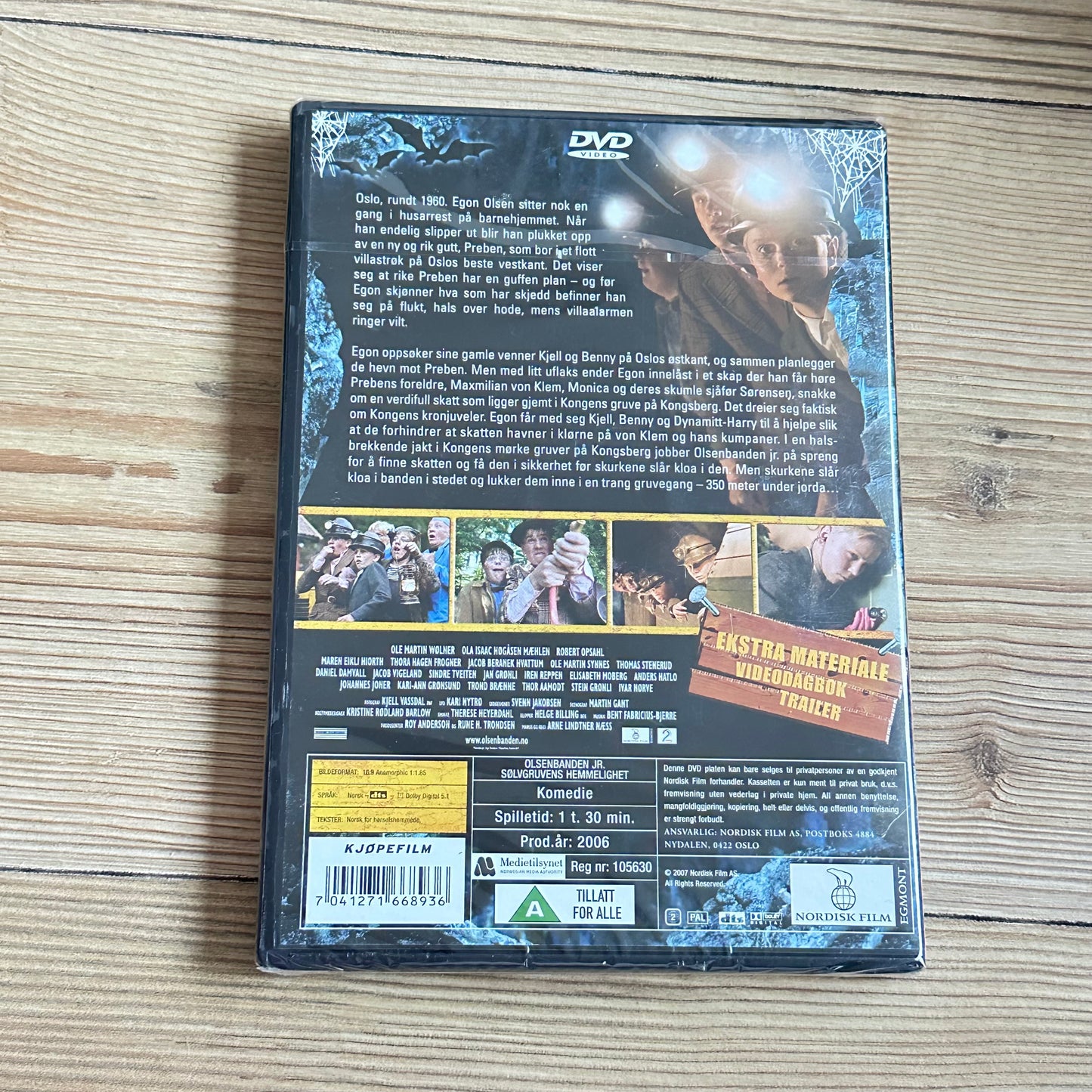 Olsenbanden jr Sølvgruvens hemmelighet (DVD) - Ny i plast!