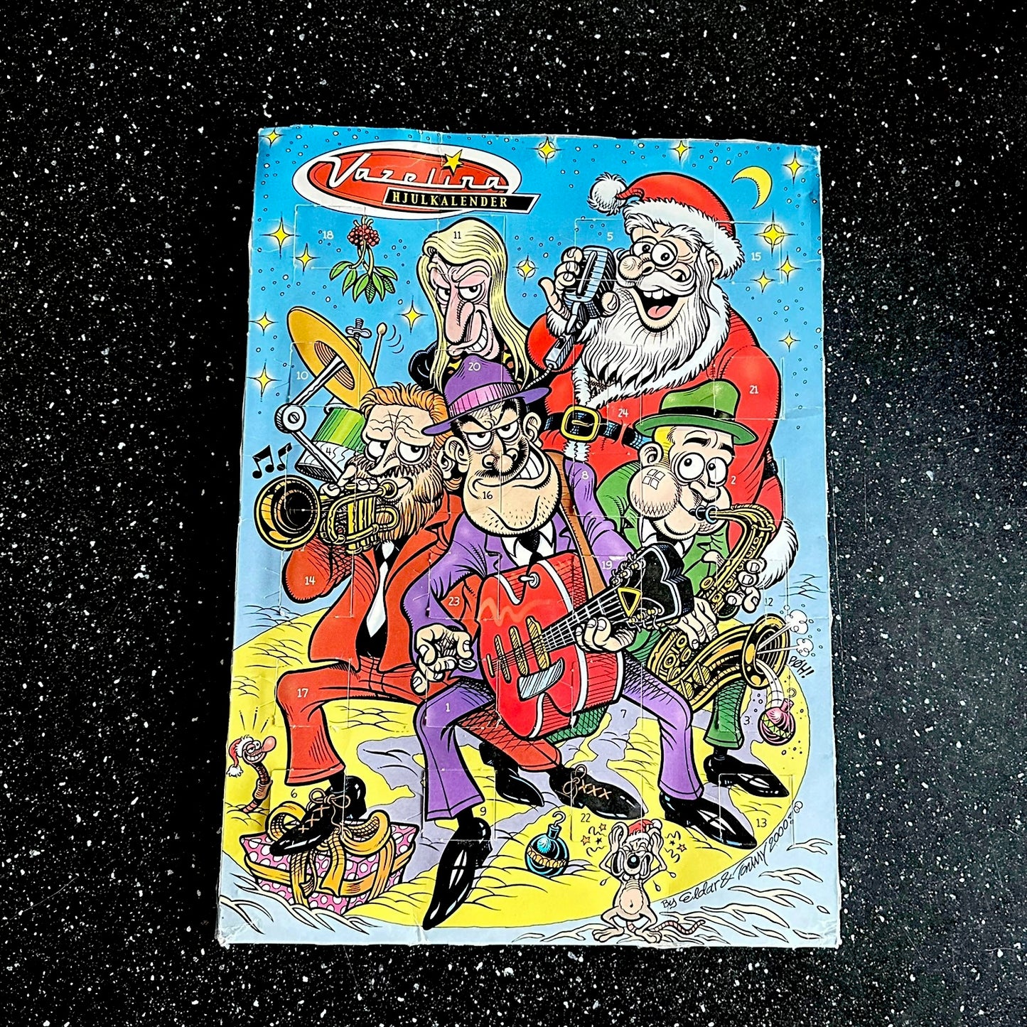 VAZELINA HJULKALENDER -Julekalender fra 2000