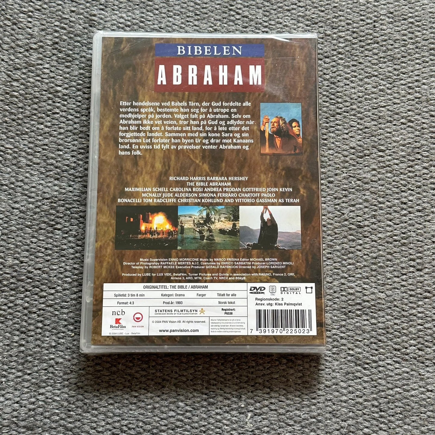 BIBELEN: ABRAHAM (DVD) - Ny i plast !