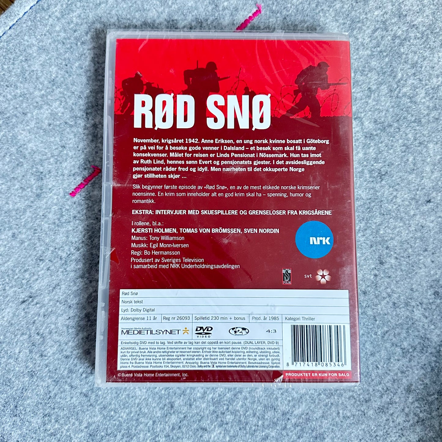 RØD SNØ (DVD) Ny i plast