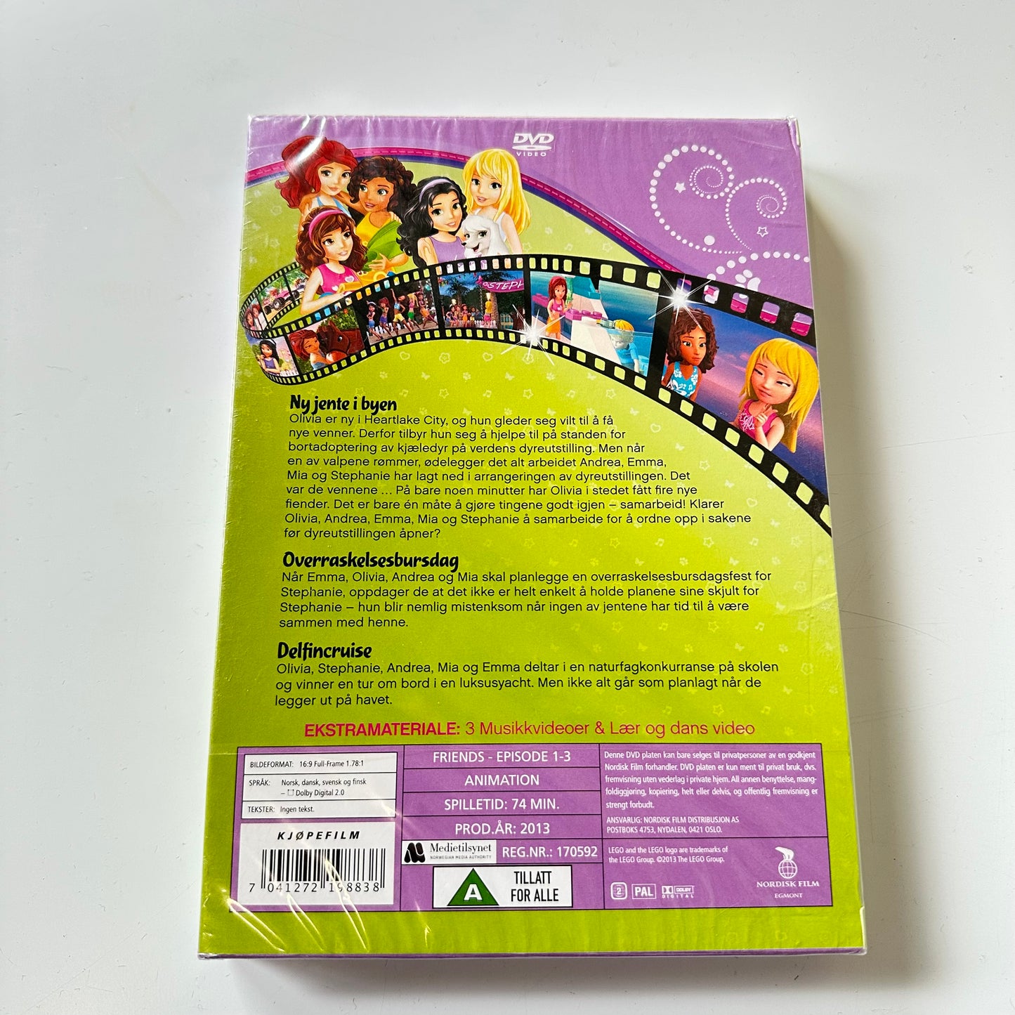 LEGO Friends episode 1-3 (DVD) - Ny i plast !
