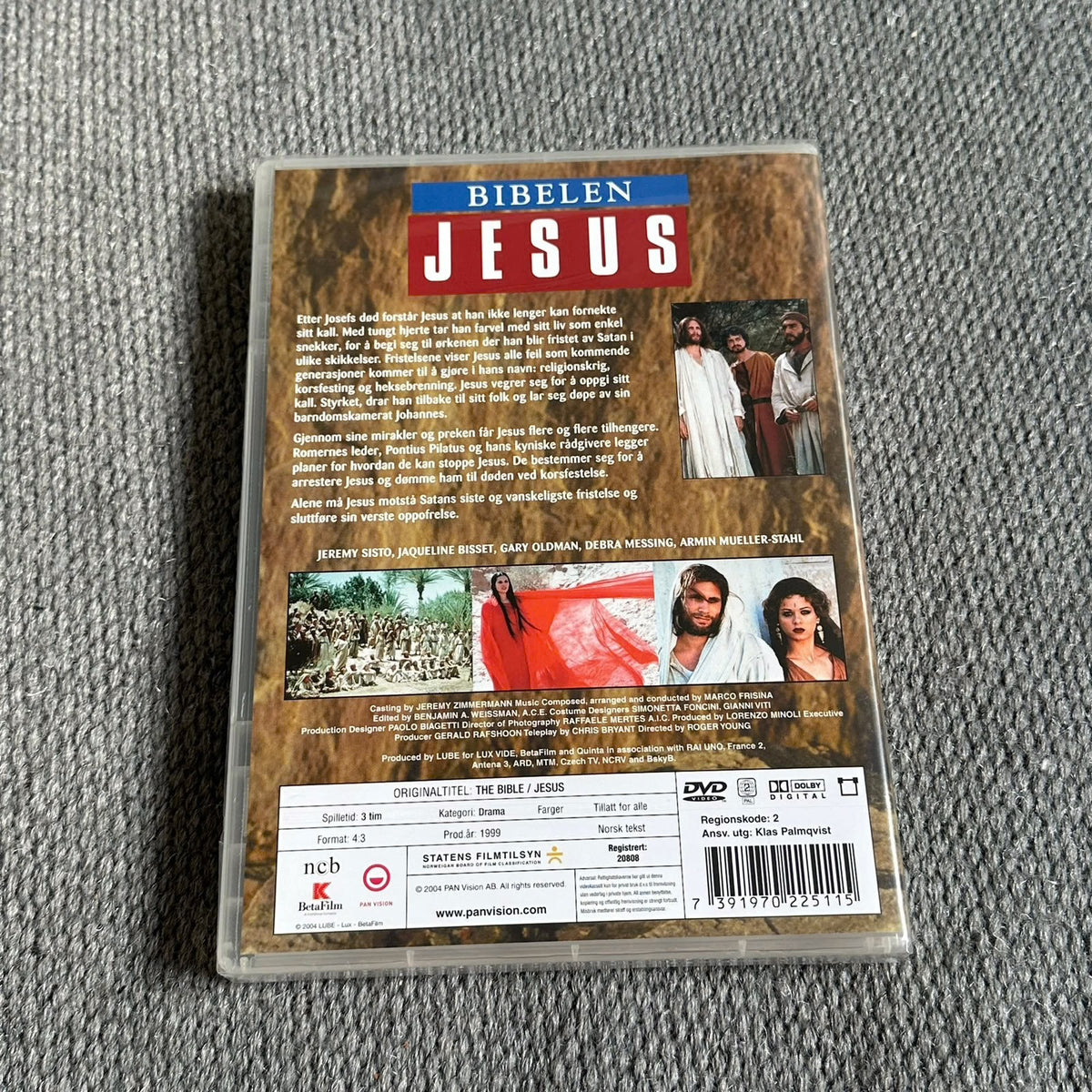 BIBELEN: JESUS (DVD) - Ny i plast !