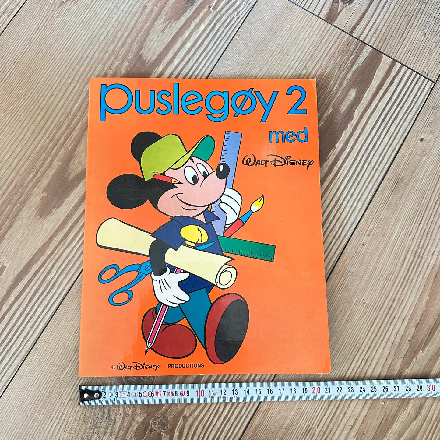 Gammel Aktivitetsbok med Walt Disney fra 1977 - ubrukt !