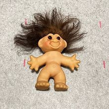 Gammelt LykkeTroll fra 1960- tallet av THOMAS DAM (14cm)