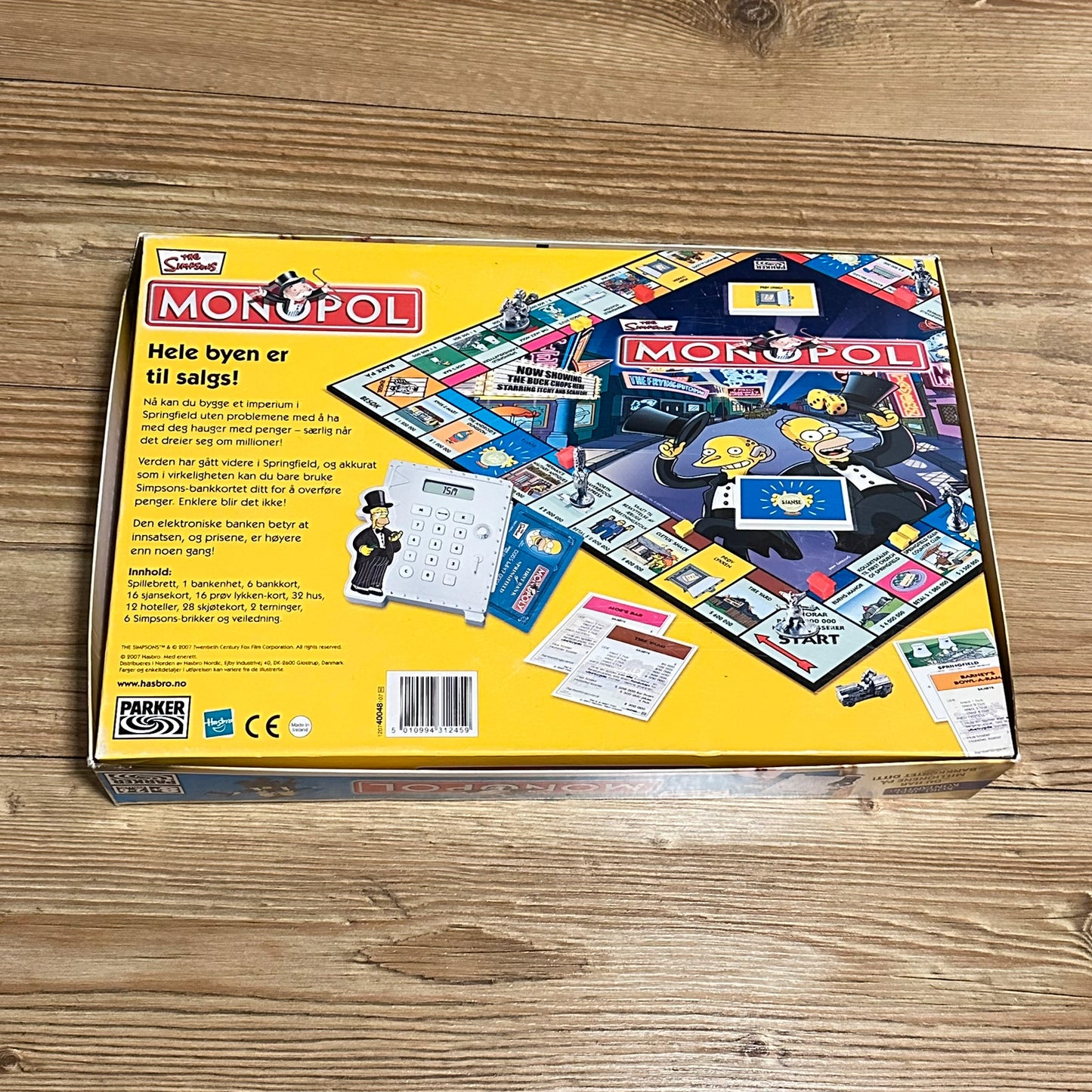 The Simpsons MONOPOL (Norsk fra 2007)