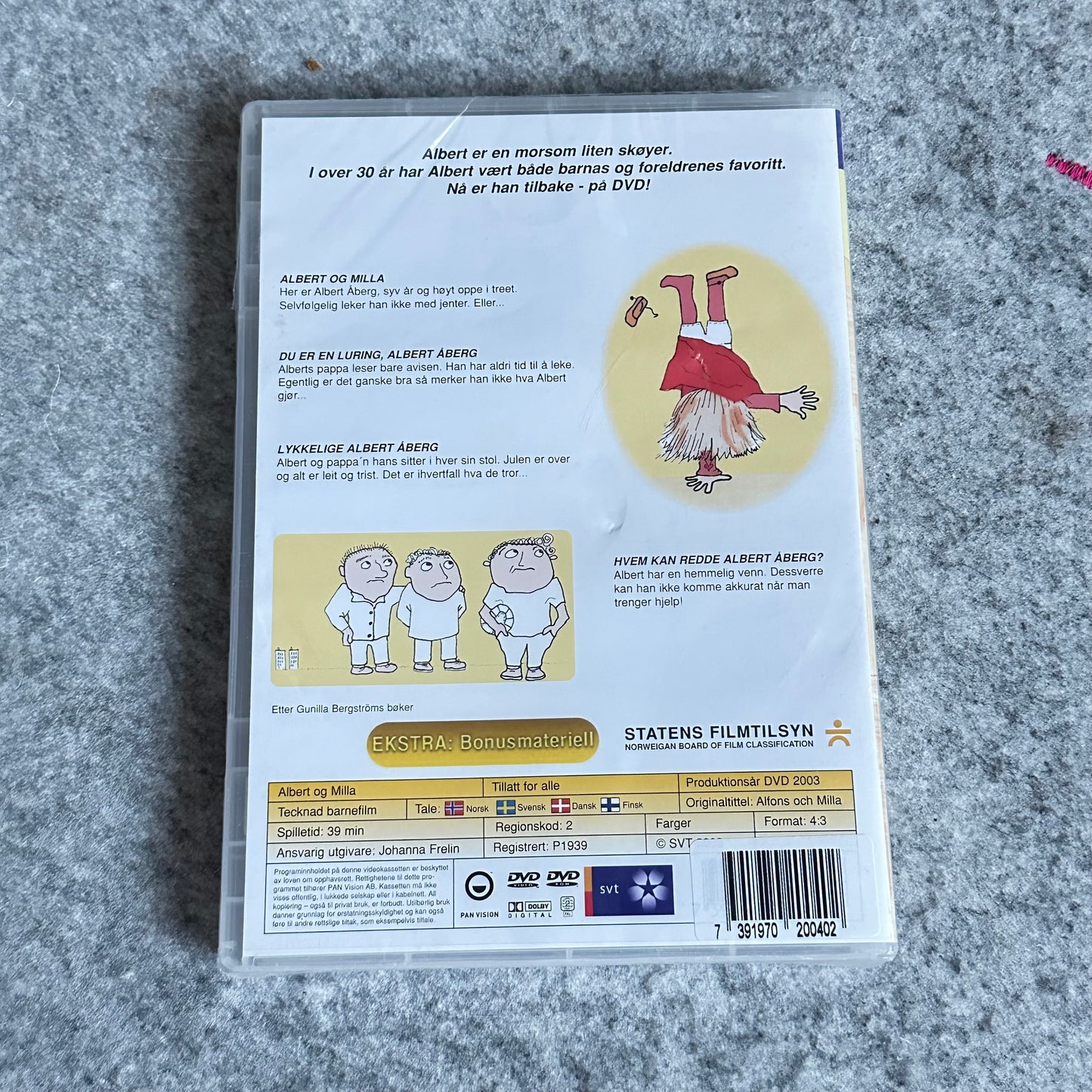 Albert & Milla (DVD) - Ny i plast!