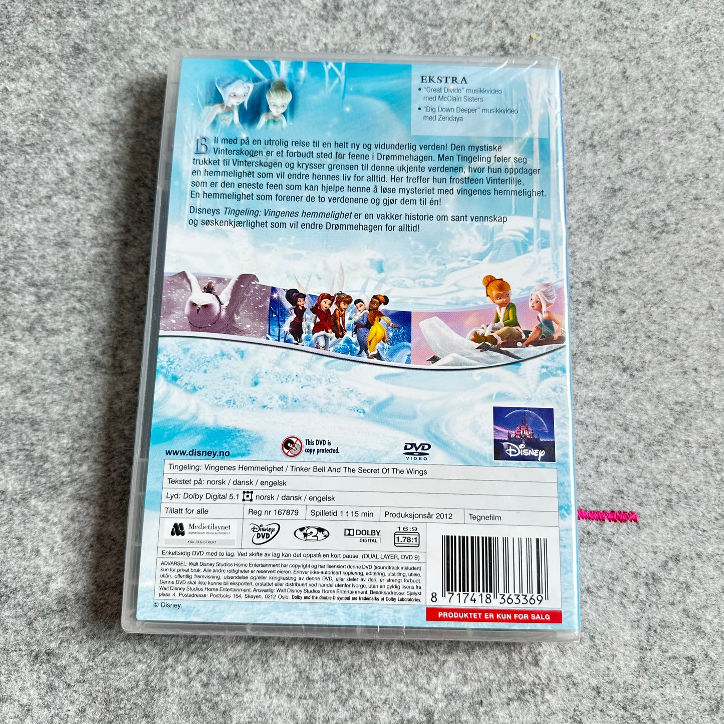 Tingeling vingenes hemmelighet (DVD) Ny i plast