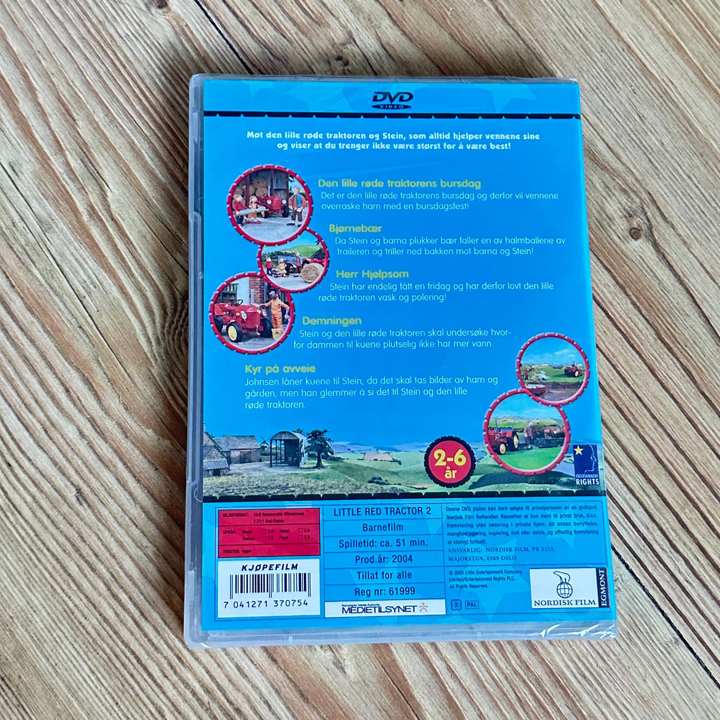 Den lille røde traktoren - Bursdag (DVD) - Ny i plast