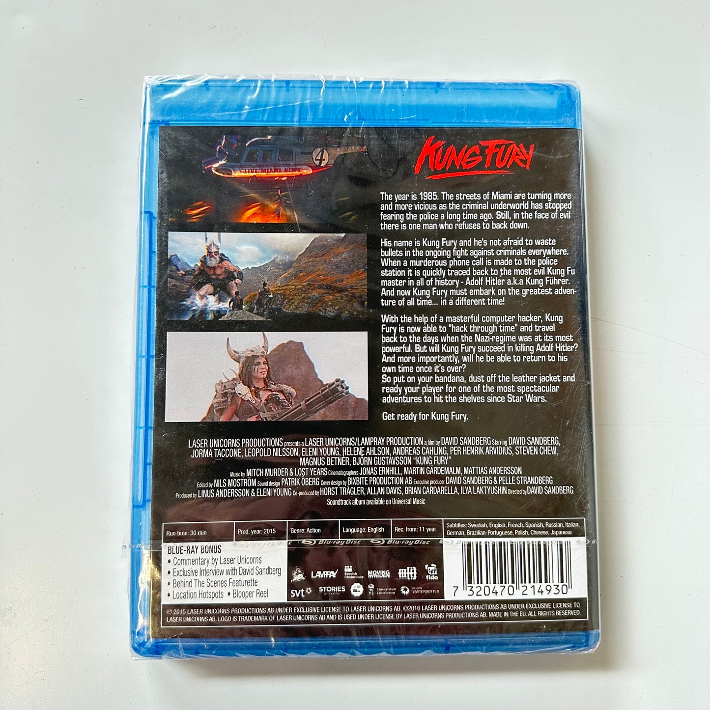 KUNG FURY (Blu-ray) - Ny i plast !