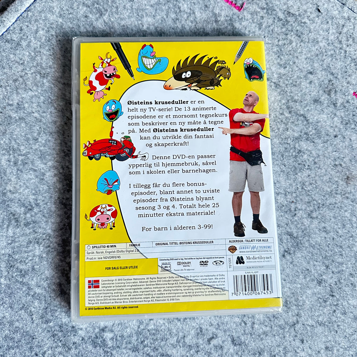 ØISTEINS KRUSSEDULLER (DVD) - Ny i plast