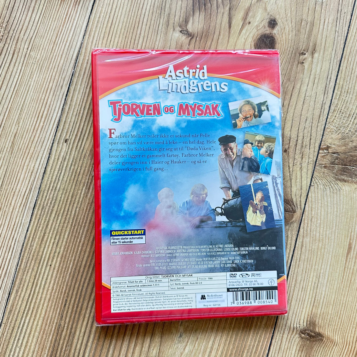 Tjorven og Mysak (DVD) - Ny i plast