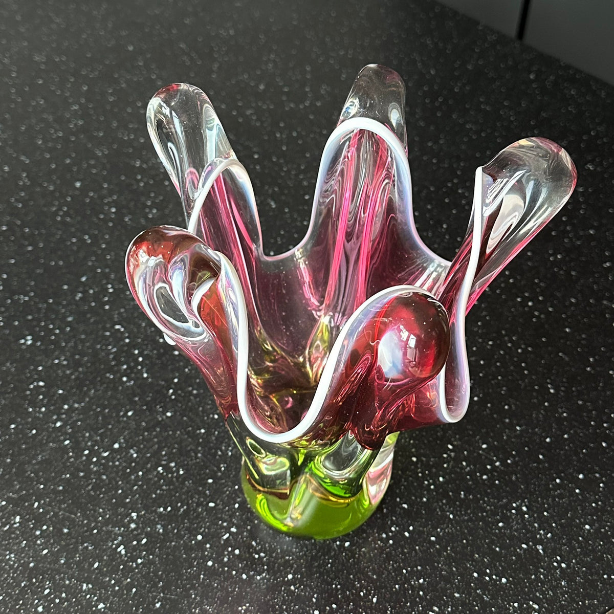 Josef Hospodka bohemia krystall vase fra 1960-tallet