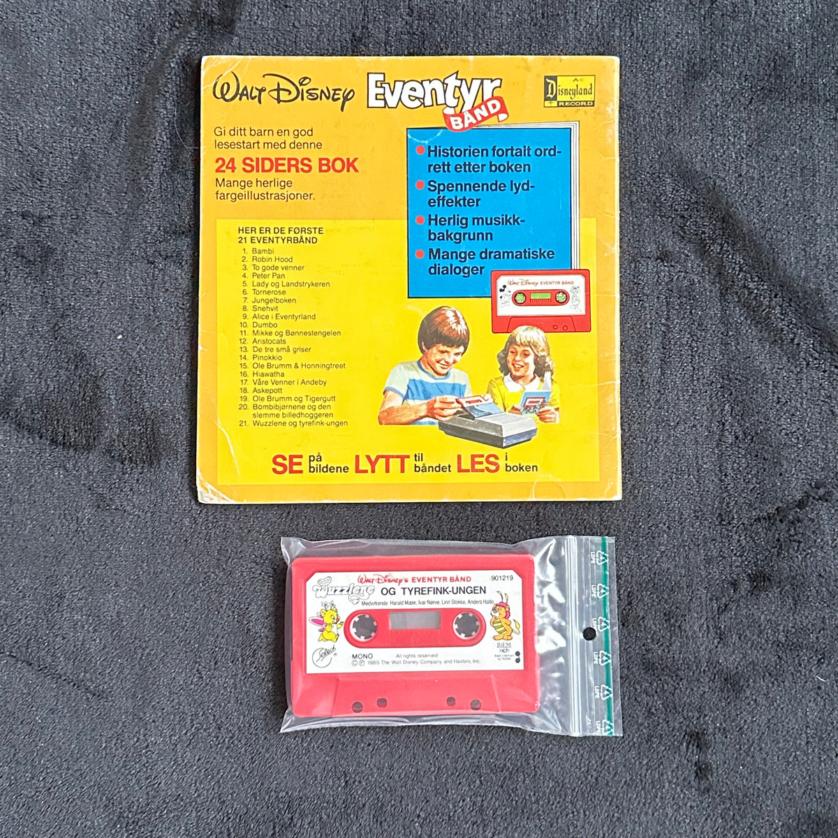 21 Disney Eventyrbånd - Wuzzlene og tyrefinkungen