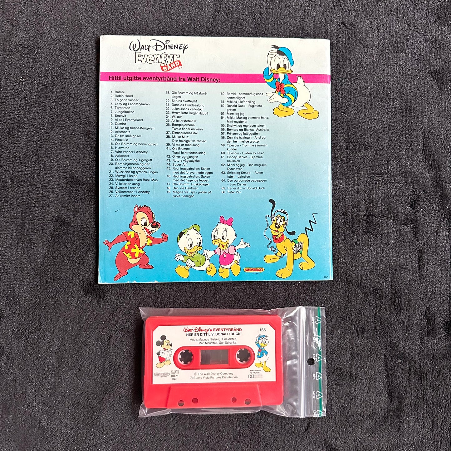 65 Disney Eventyrbånd - Her er ditt liv Donald Duck