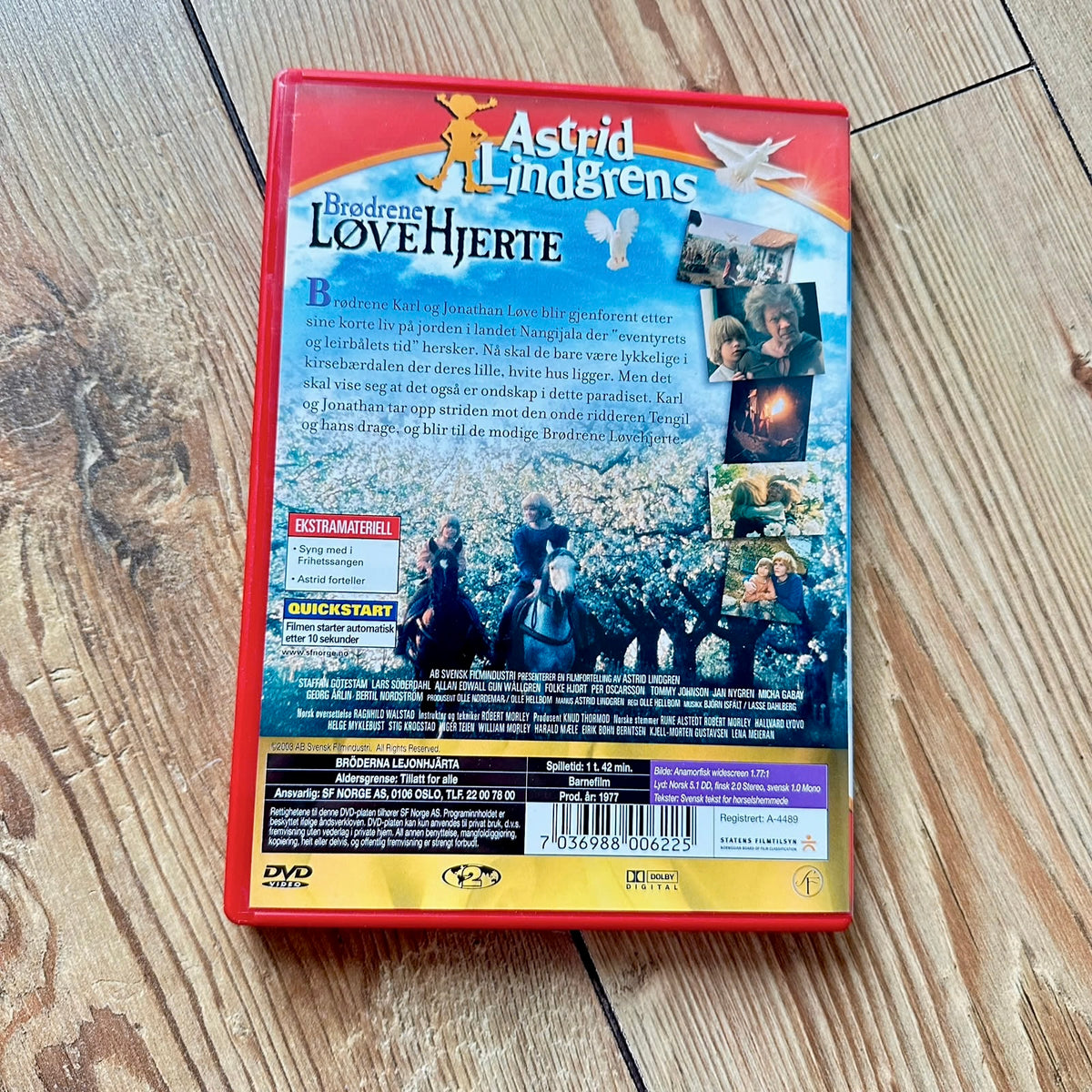 Brødrene Løvehjerte (DVD)