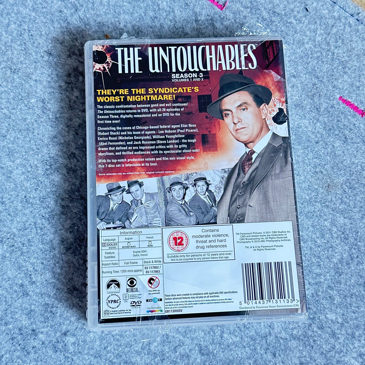 The Untouchables: Season 3 Volume 1+2 (DVD) - Ny i plast