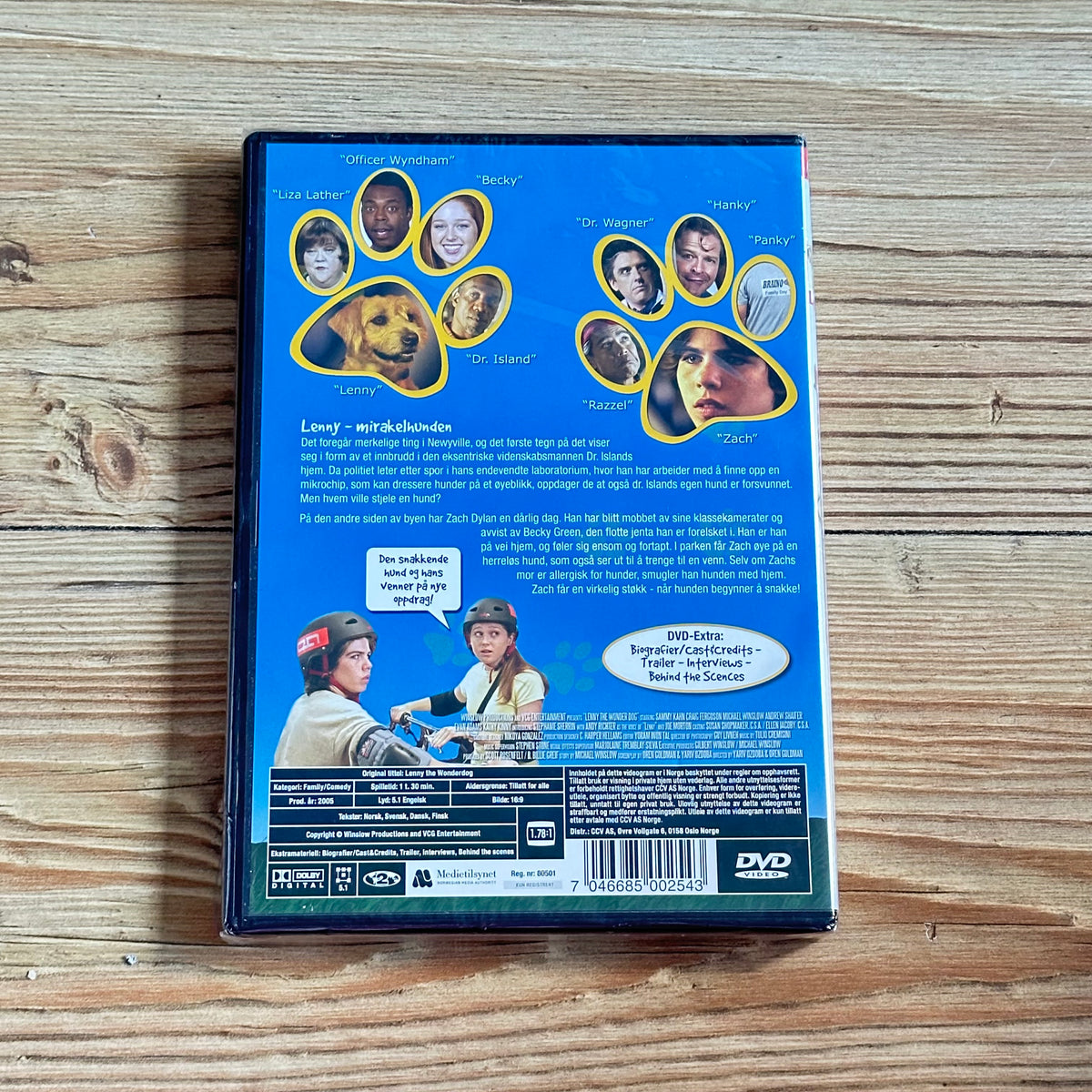 Lenny mirakel hunden (DVD) - Ny i plast !