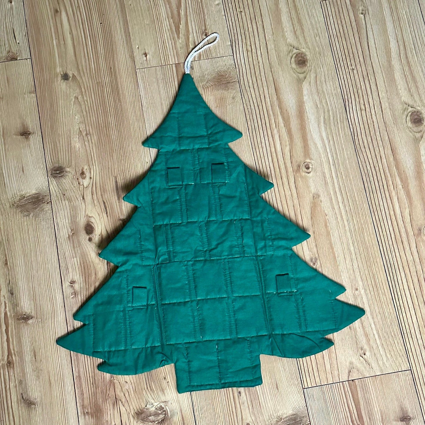 Vintage Julekalender i tekstil (55 x 60cm)