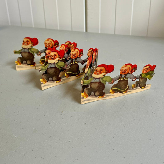 Gammel Papirremse med Nisse familie