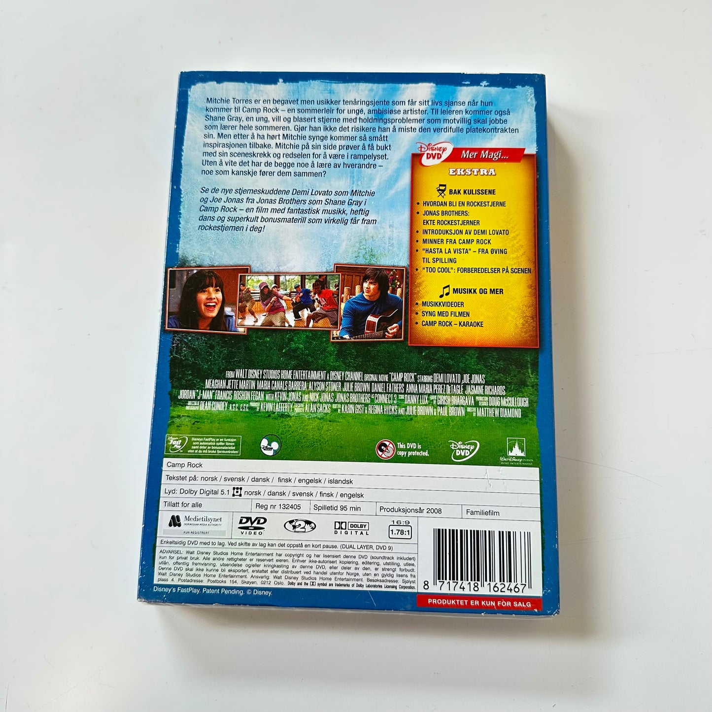 CAMP ROCK (DVD) - Ny i plast!