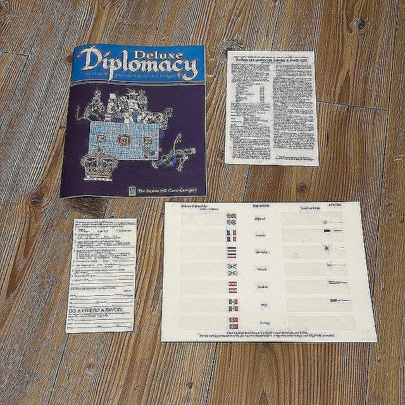 DIPLOMACY DeLuxe Edition fra Avalon Hill (1992)