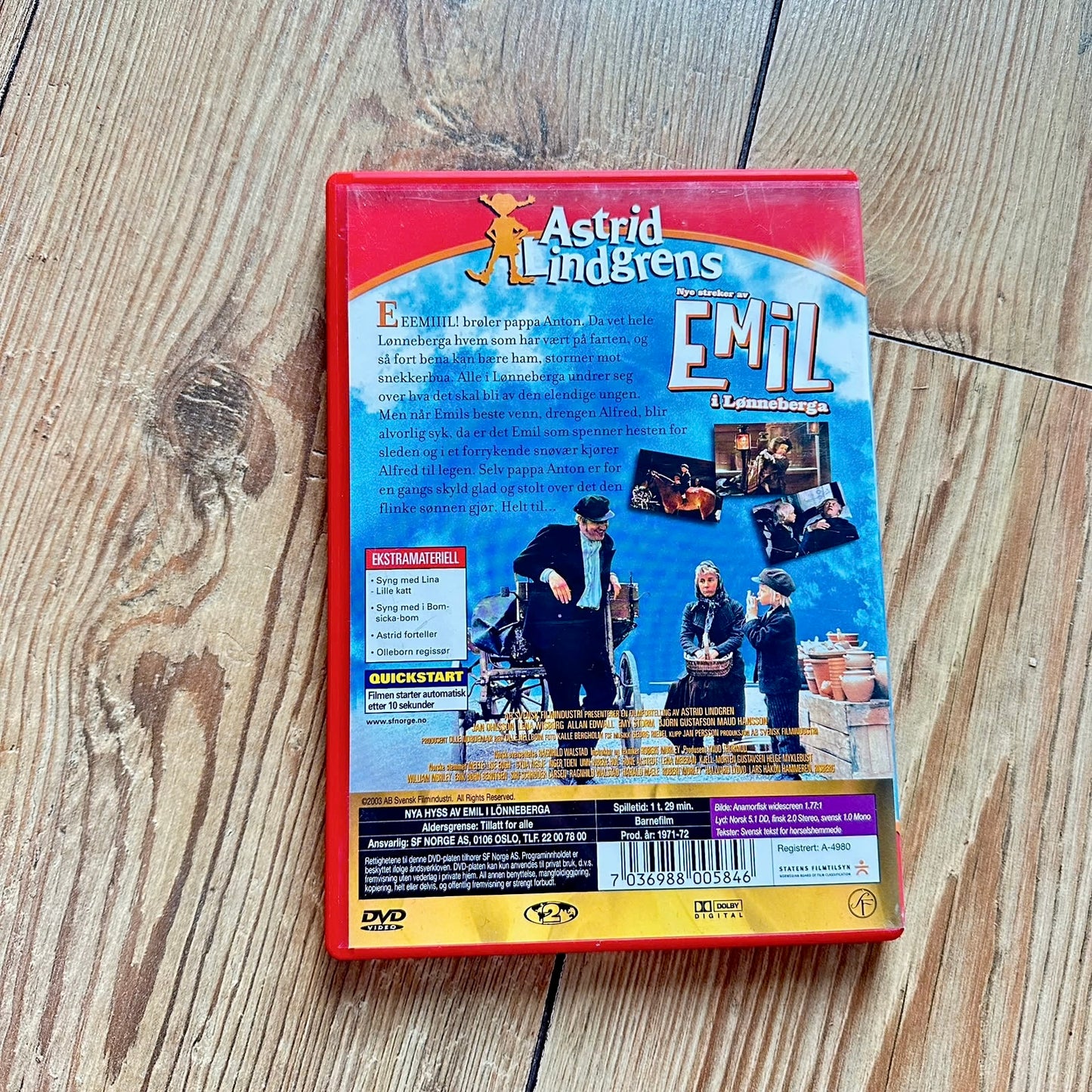Nye streker av EMIL i Lønneberga (DVD)