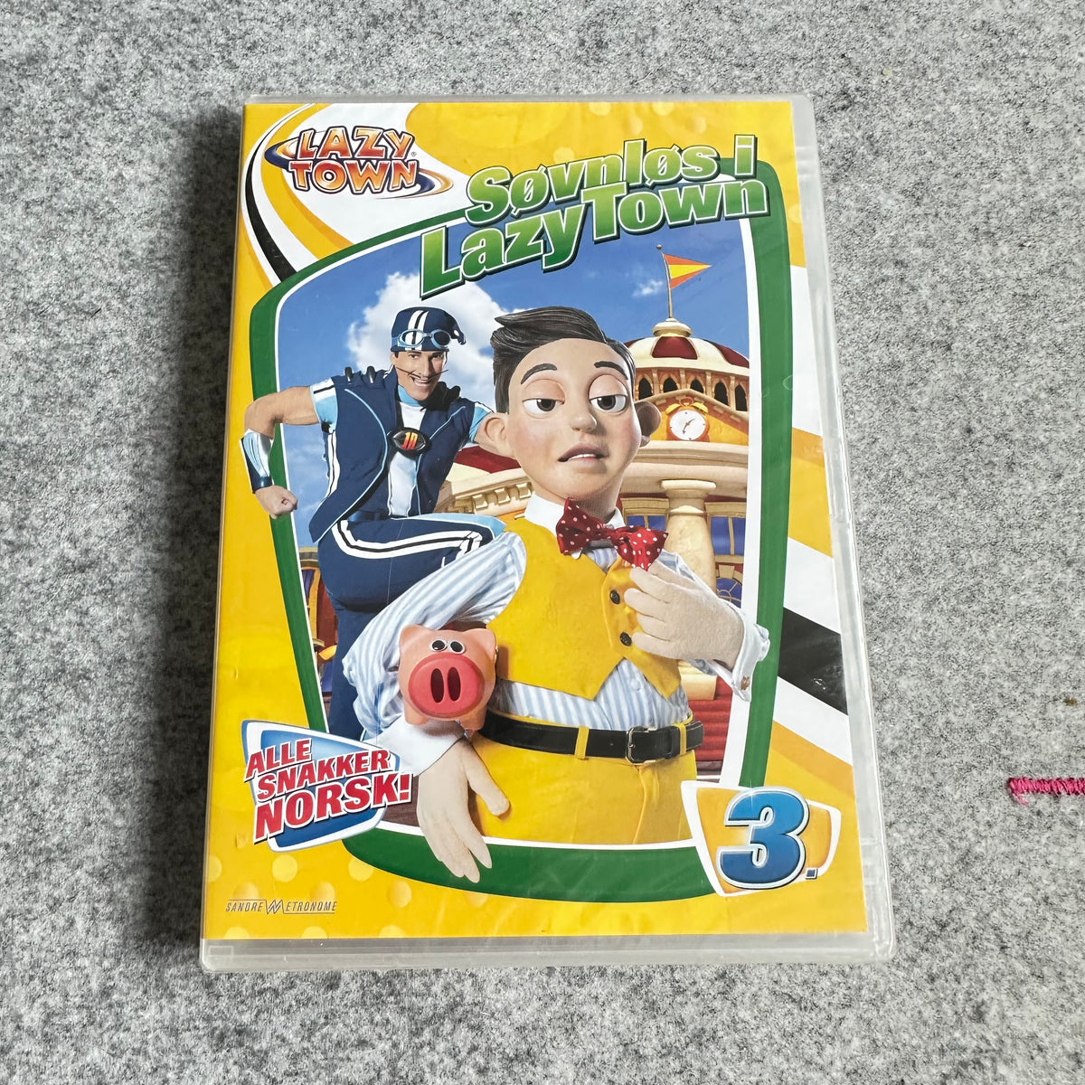 LAZY TOWN 3 - Søvnløs i Lazy Town (DVD) - Ny i plast
