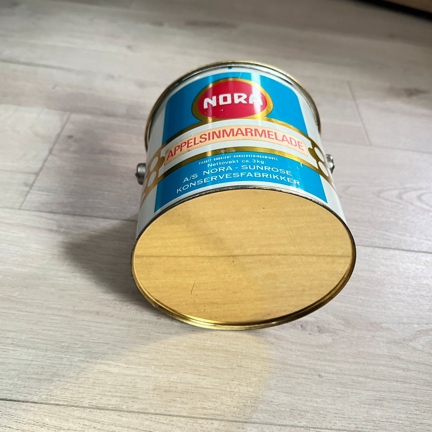NORA APPELSINMARMELADE bøtte i metall med hank