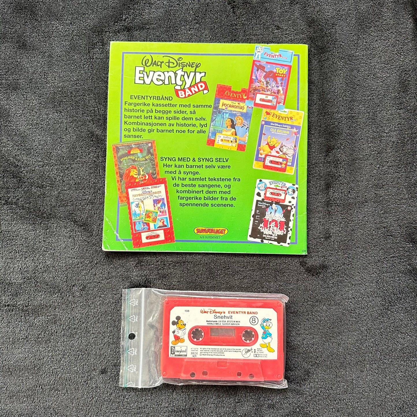 08 Disney Eventyrbånd - Snehvit og de syv dverger