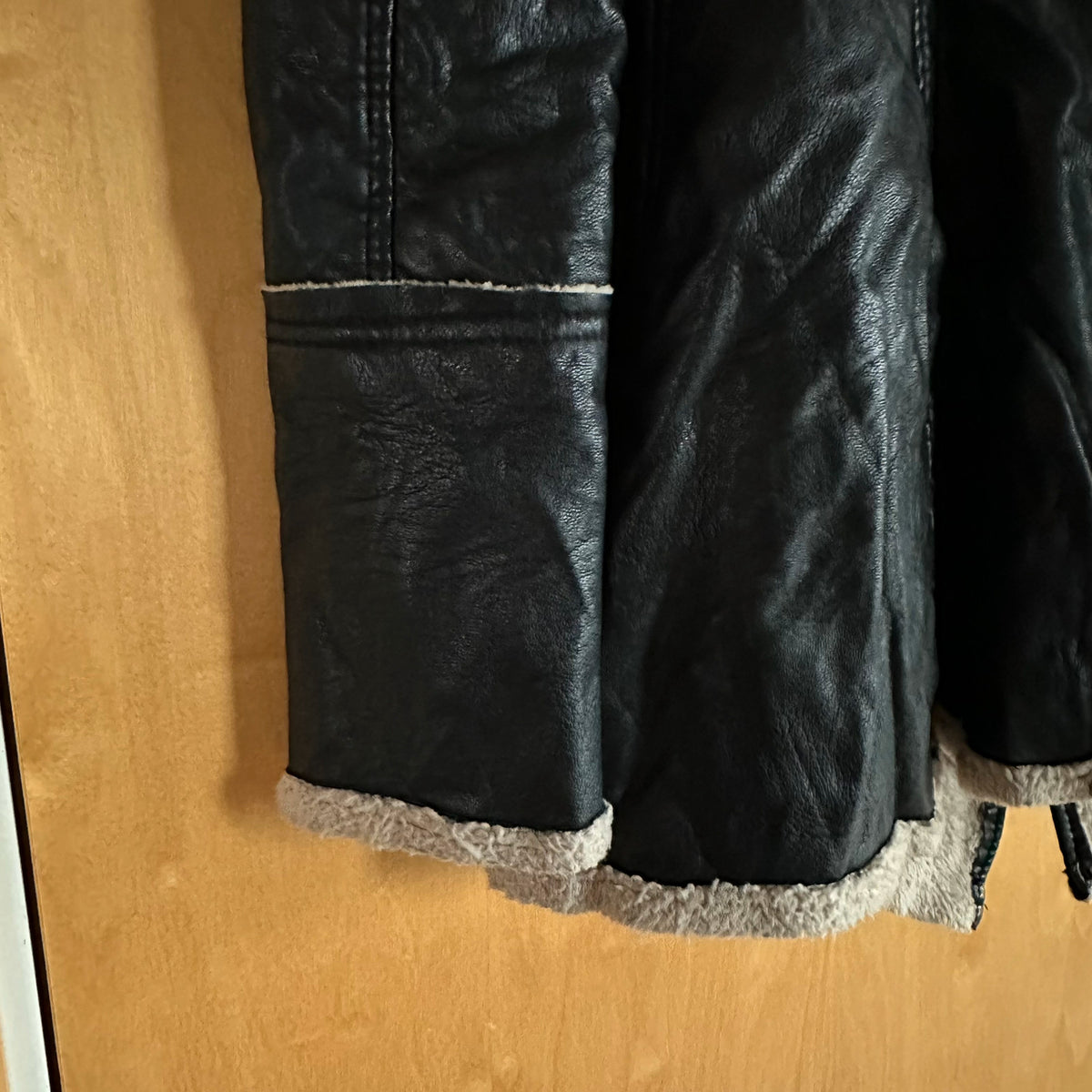 Vintage / Retro skinnjakke til dame (L)