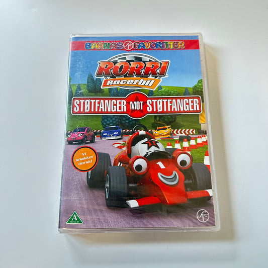 RORRI Racerbil støtfanger mot støtfanger (DVD) - Ny i plast !