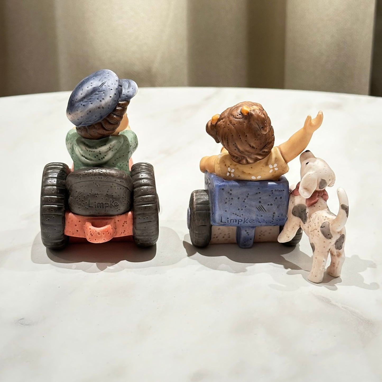 goebel porselen "Nina & Mark with tractor" - Limited Edition