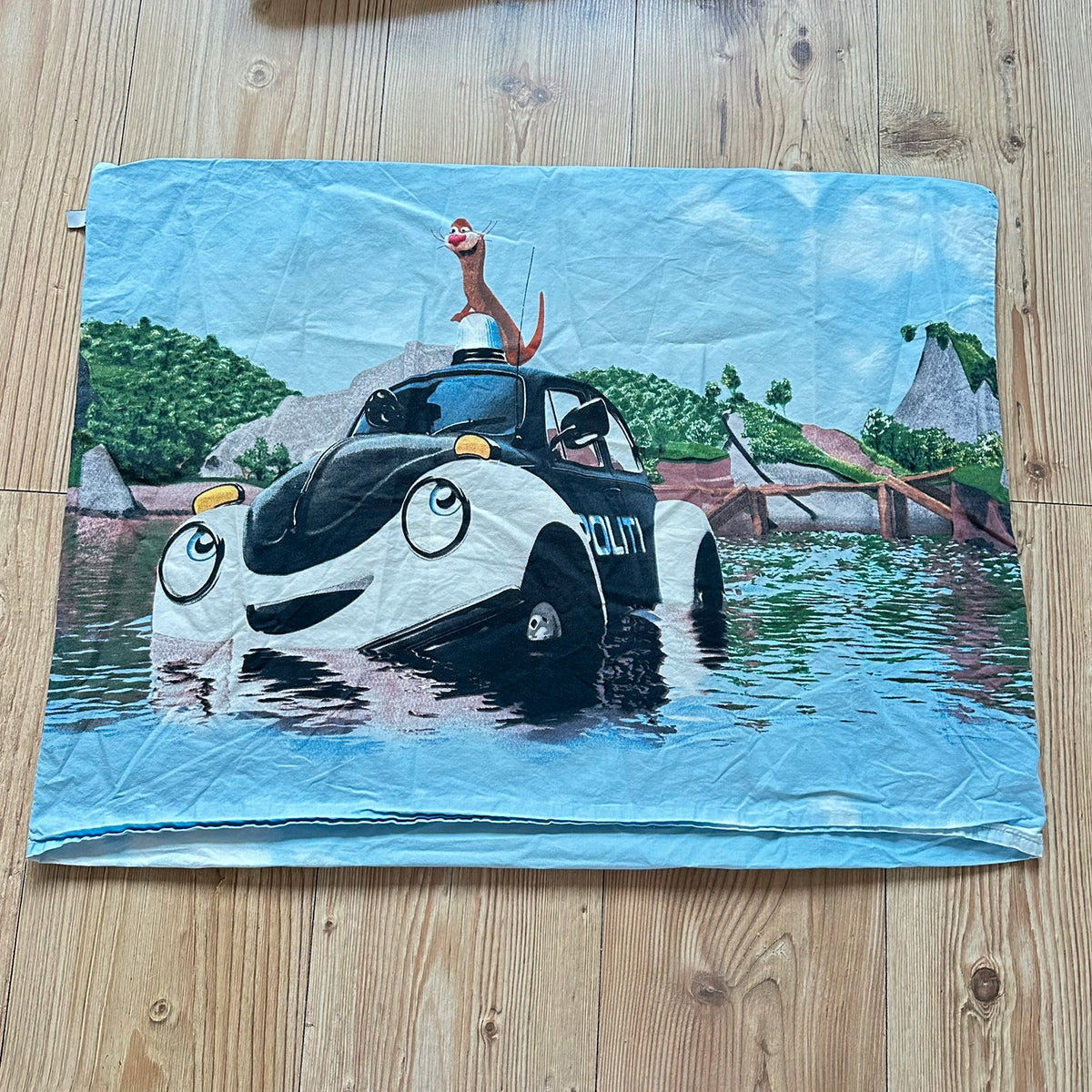Pelle Politibil sengetøy (140 x 200cm / 50 x 70cm)