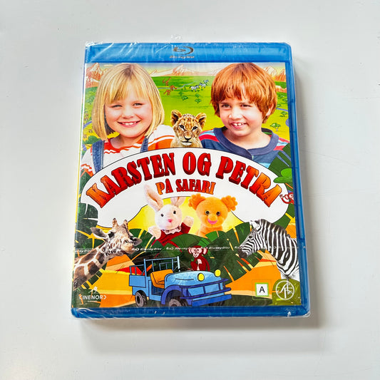 Karsten og Petra på safari (Blu-ray) - Ny i plast !