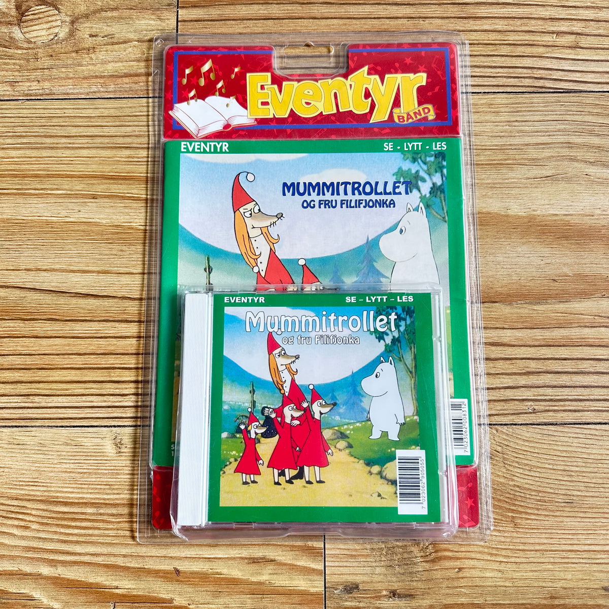 Mummitrollet og Fru Filifjonka Eventyrbånd på CD. Ny i plast!
