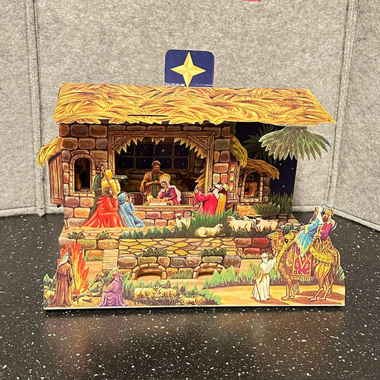 Gammel 3D julekalender fra BØRREHAUG & CO, OSLO